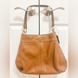 Coach Leather Large Shoulder Bag